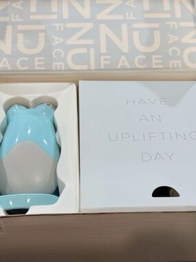 NuFACE Trinity+ Microcurrent Facial Device with Lip & Eye Attachment Open Box